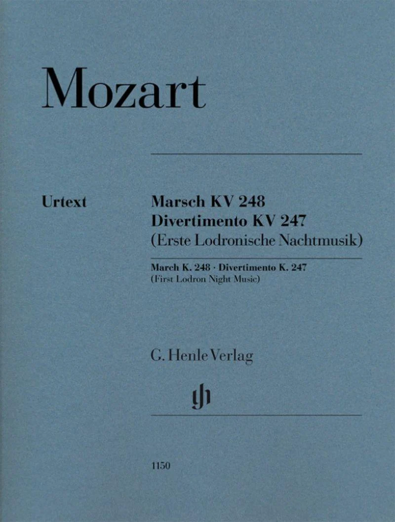 Mozart W.A. - Marche Kv 248 et Divertimento Kv247 - Materiel