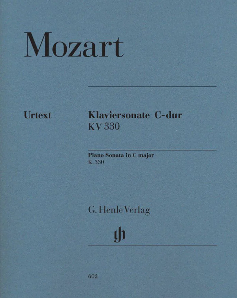 Mozart W.A. - Sonate Kv 330 (300h) Do Majeur - Piano