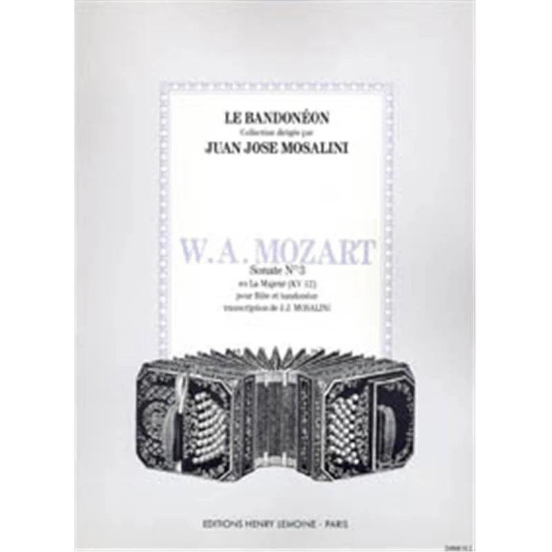 Mozart W.A. - Sonate N°3 en la Maj. Kv 12 - Flute et Bandoneon