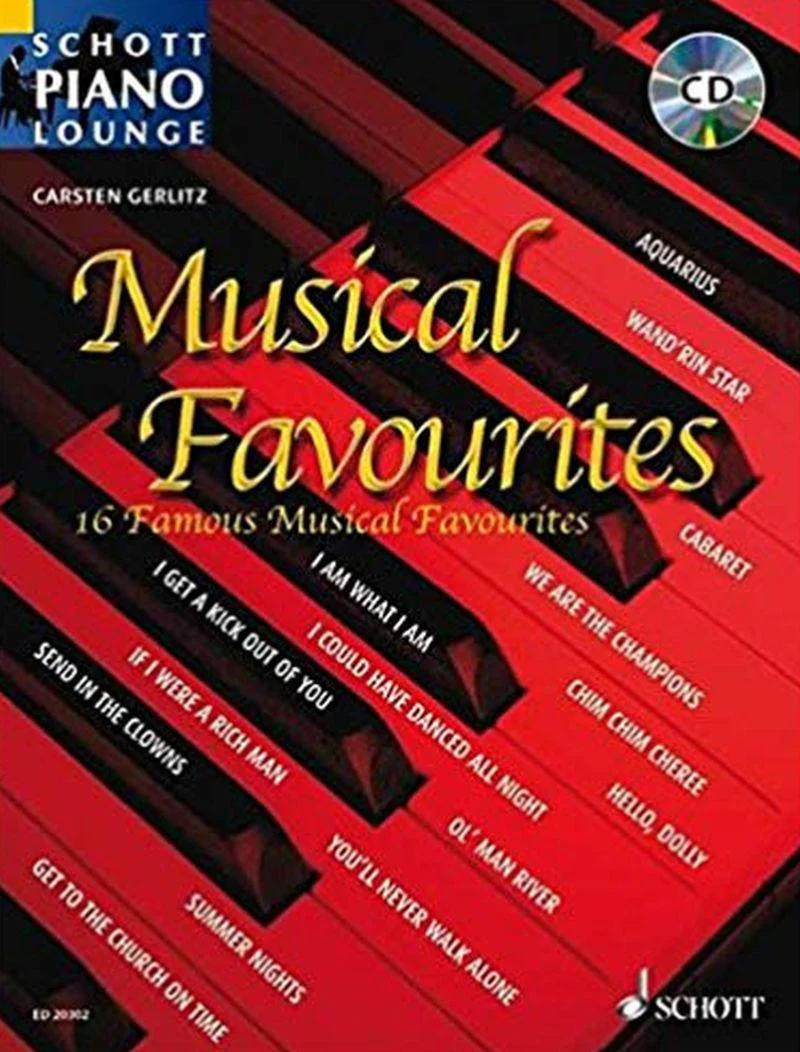 Musical Favourites (arrangements par Gerlitz Carsten) +cd - Piano