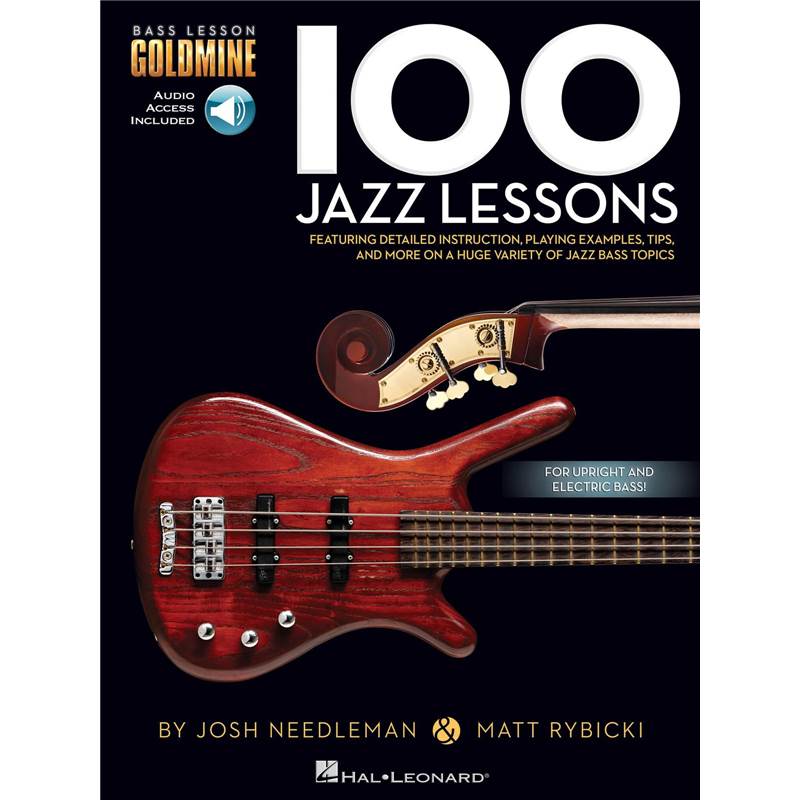 Needleman / Rybicki - 100 Jazz Lessons Bass Lesson Goldmine Series + Audio Access