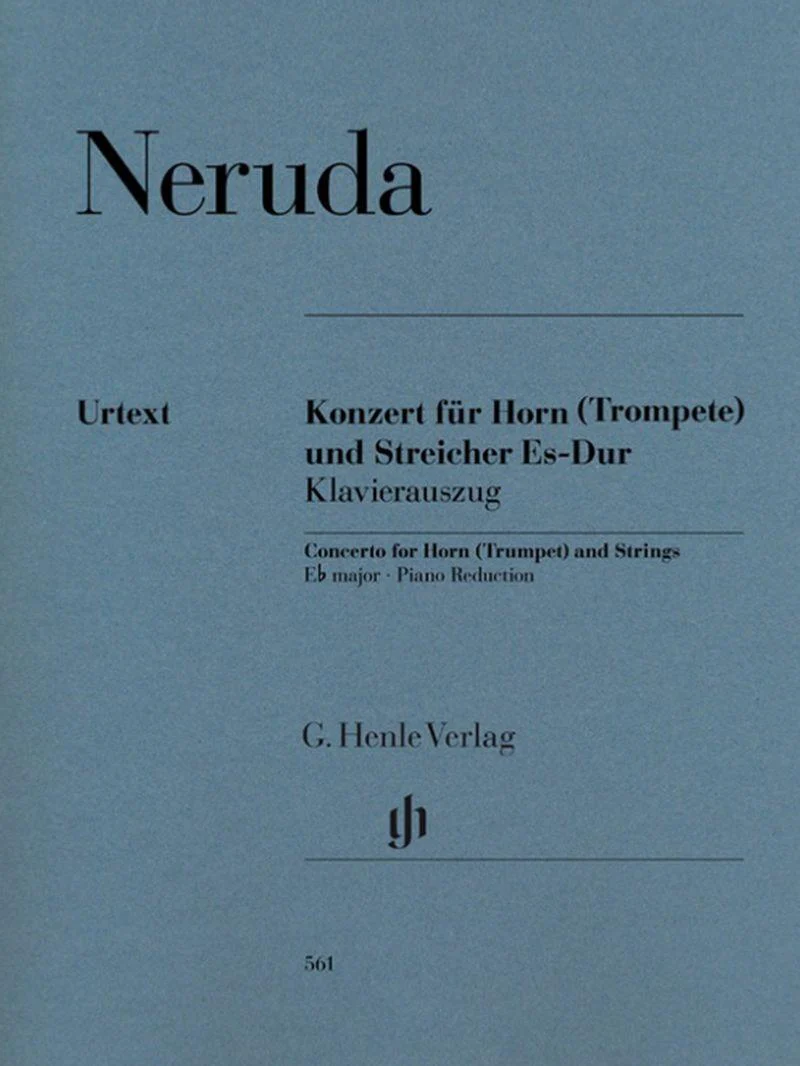 Neruda Johann Baptist Georg - Concerto pour Cor en Mib Majeur - Cor (ou Trompette) et Piano