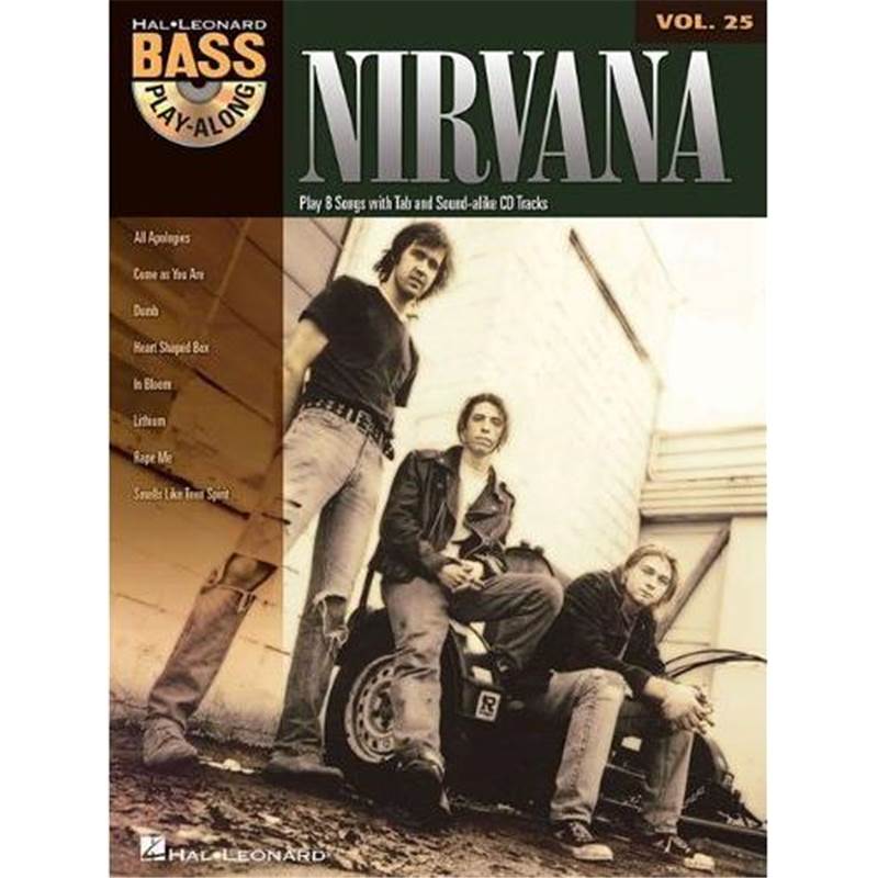 Nirvana - Bass Play-along Vol.25 + Cd