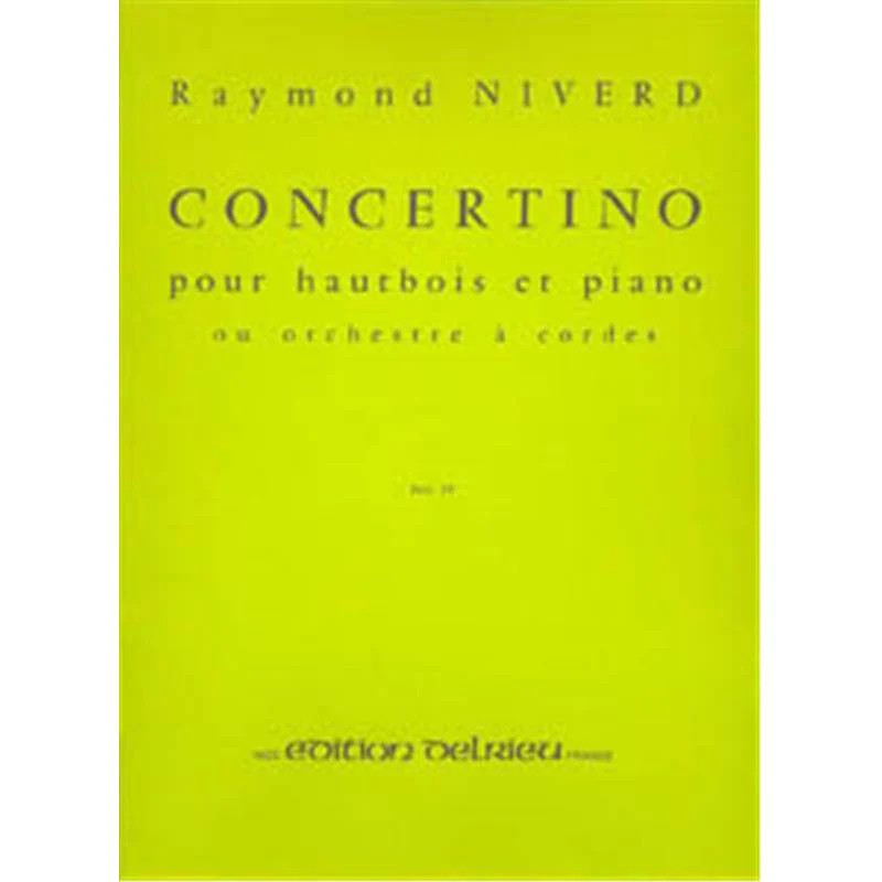 Niverd Raymond - Concertino - Hautbois et Piano