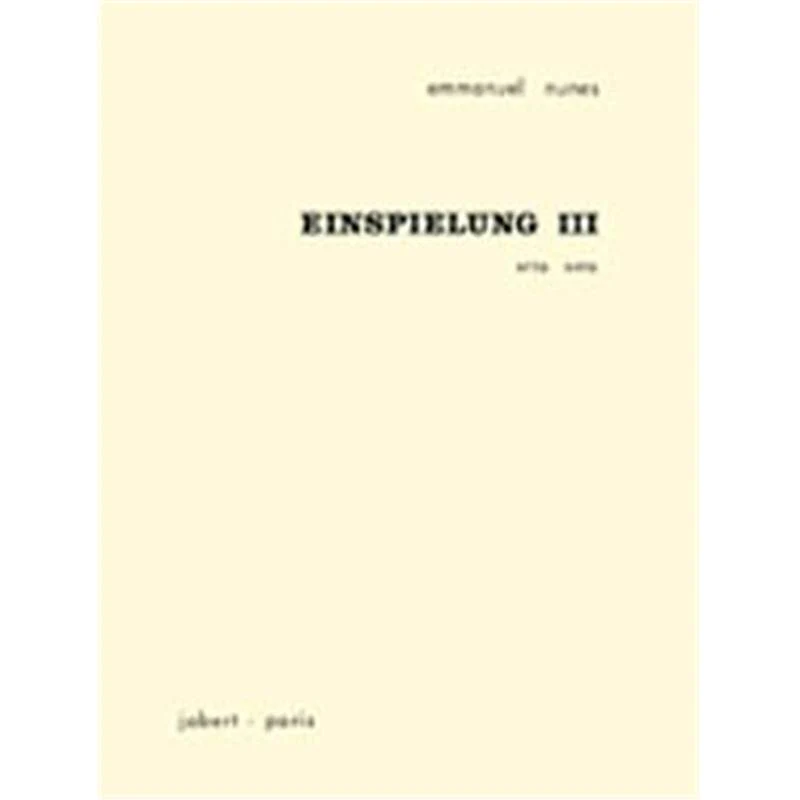 Nunes Emmanuel - Einspielung III - Alto