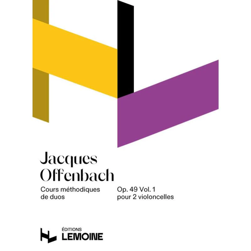 Offenbach Jacques - Cours Methodique de Duos pour Deux Violoncelles Op.49 Vol.1 - 2 Vcl …puis…