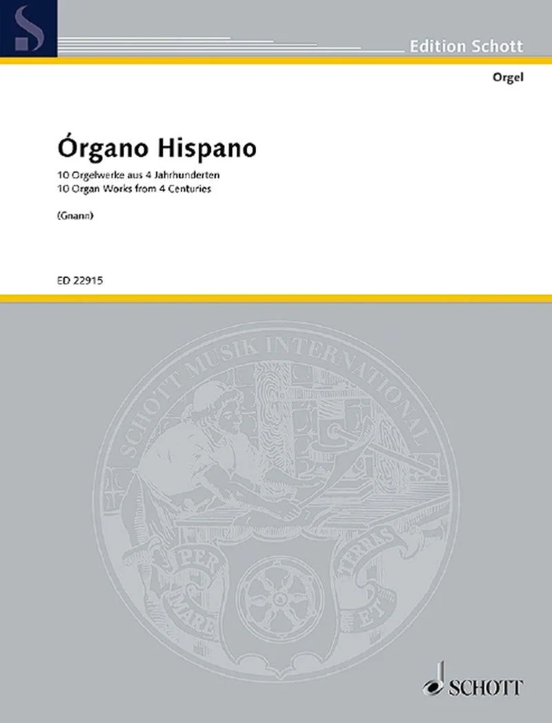 Organo Hispano (10 Pieces Sur 4 Siecles) - Orgue