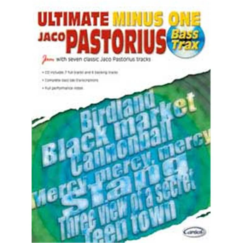 Pastorius Jaco - Ultimate Minus One Bass Trax + Cd