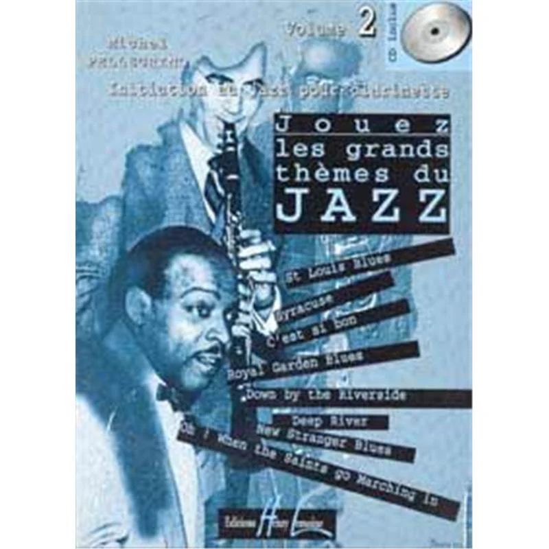 Pellegrino Michel - Jouez les Grands Themes du Jazz A la Clarinette Vol.2 + Cd