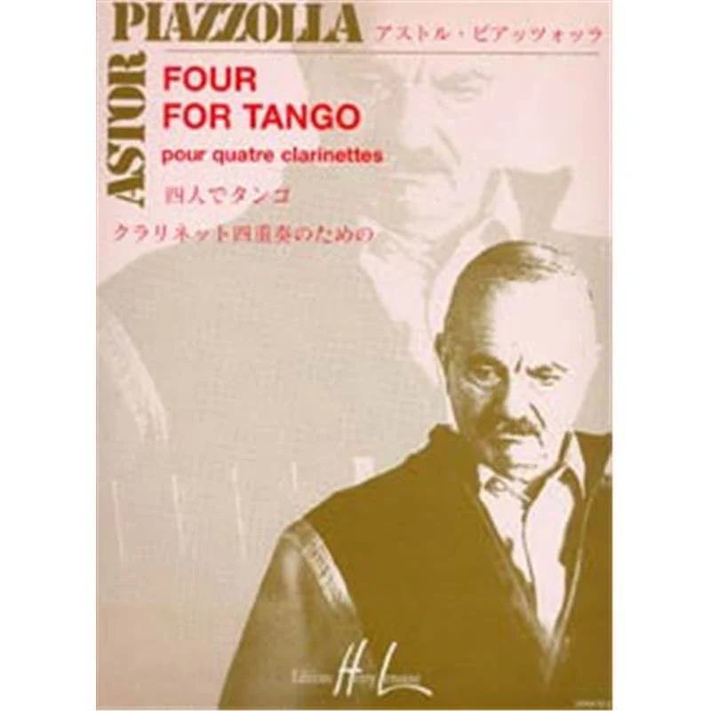 Piazzolla Astor - Four For Tango - 4 Clarinettes (conducteur et Parties)