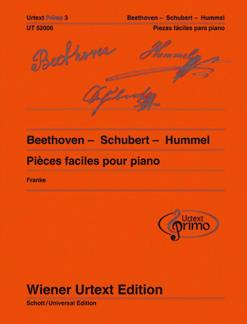Pieces Faciles Volume 3 : Beethoven-schubert-hummel - Piano