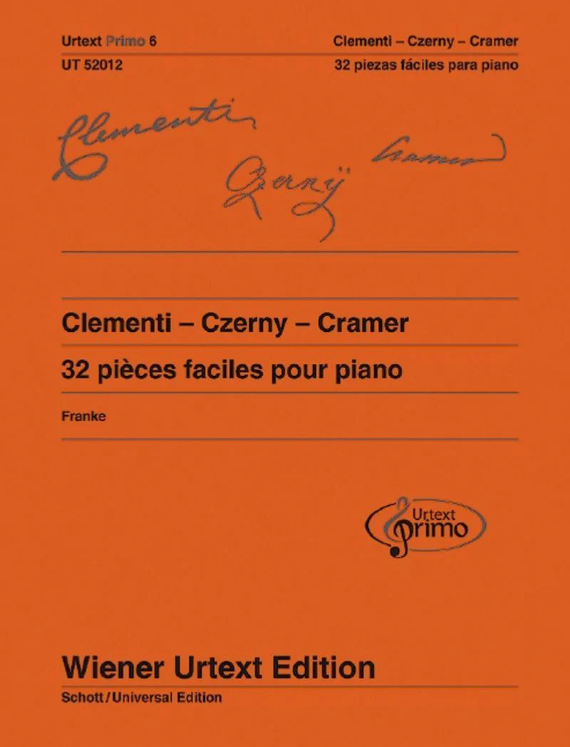 Pieces Faciles Volume 6 : Clementi-czerny-cramer - Piano