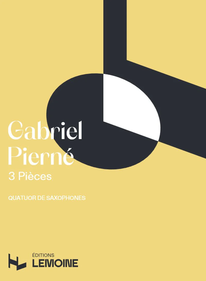 Pierné Gabriel - Trois pièces pour quatuor de saxophones - Conducteur et parties séparées