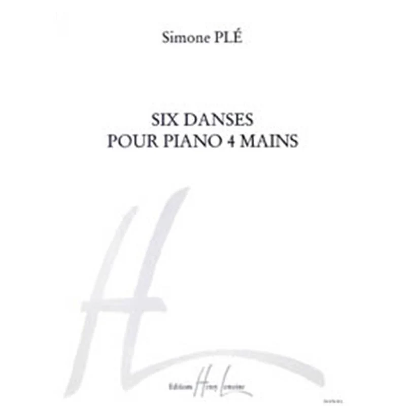Ple Simone - 6 Danses - Piano A 4 Mains