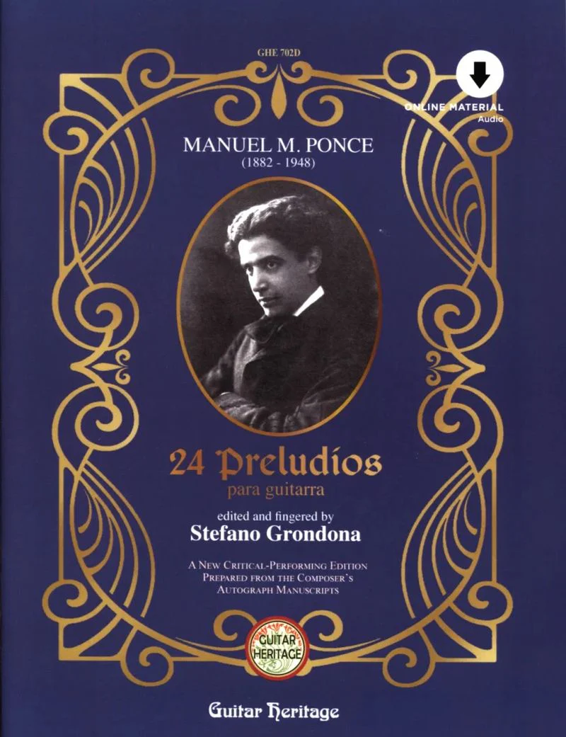 Ponce Manuel - 24 préludes - Guitare