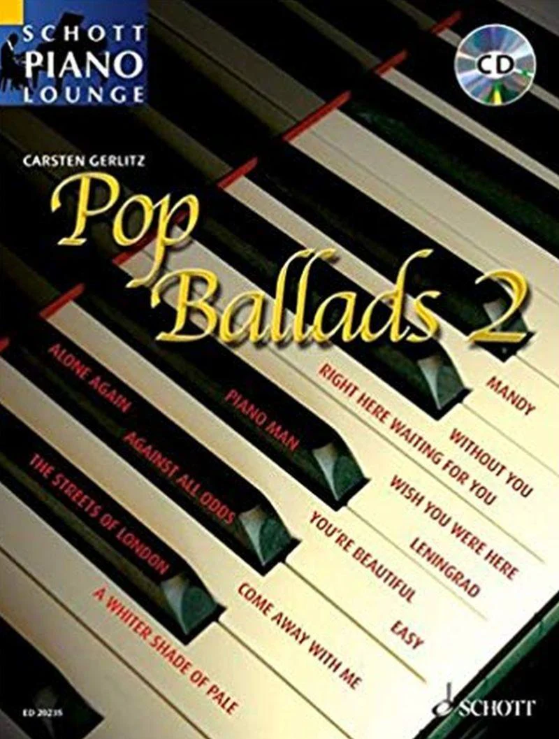 Pop Ballads Vol.2 (arrangements par Gerlitz Carsten) +cd - Piano