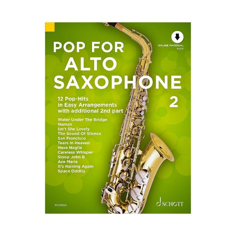 Pop For Alto Saxophone Volume 2 - Ao - Saxophones Mib (1-2)