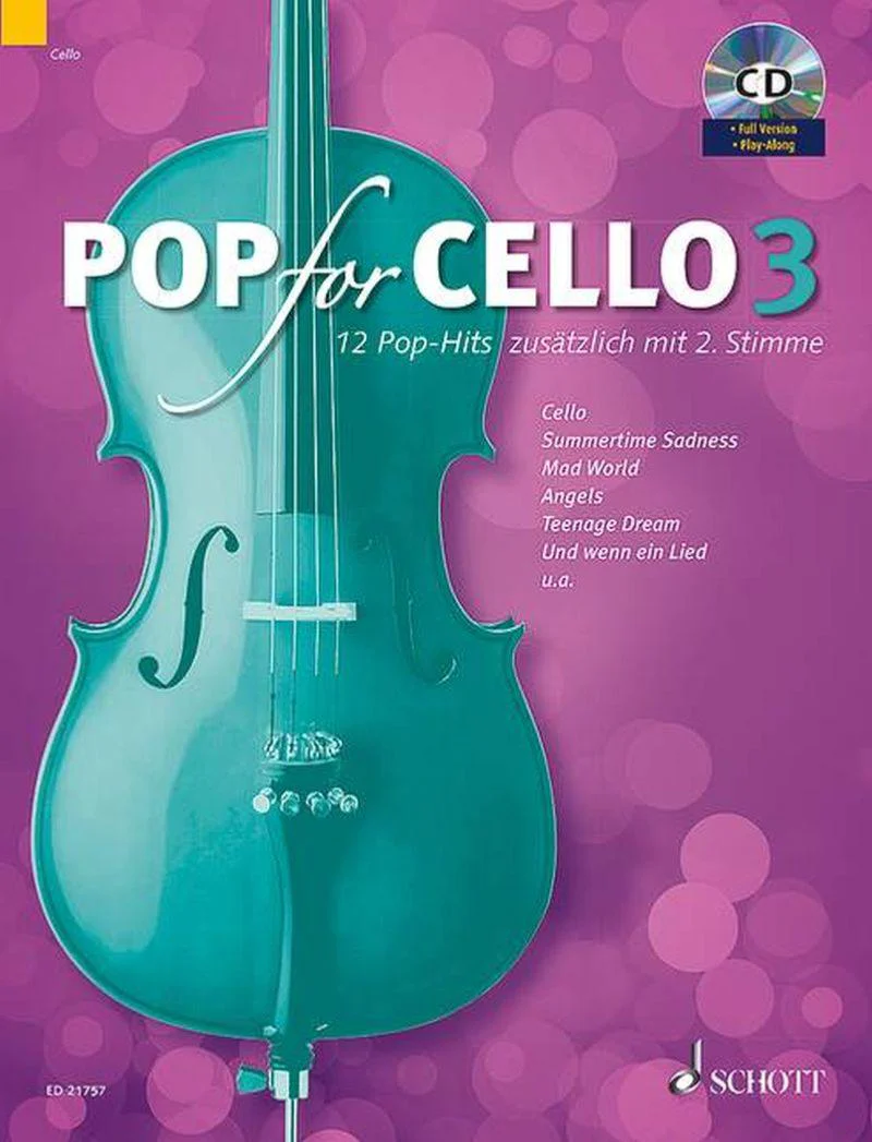 Pop For Cello Volume 3 +cd  - Violoncelles (1-2)