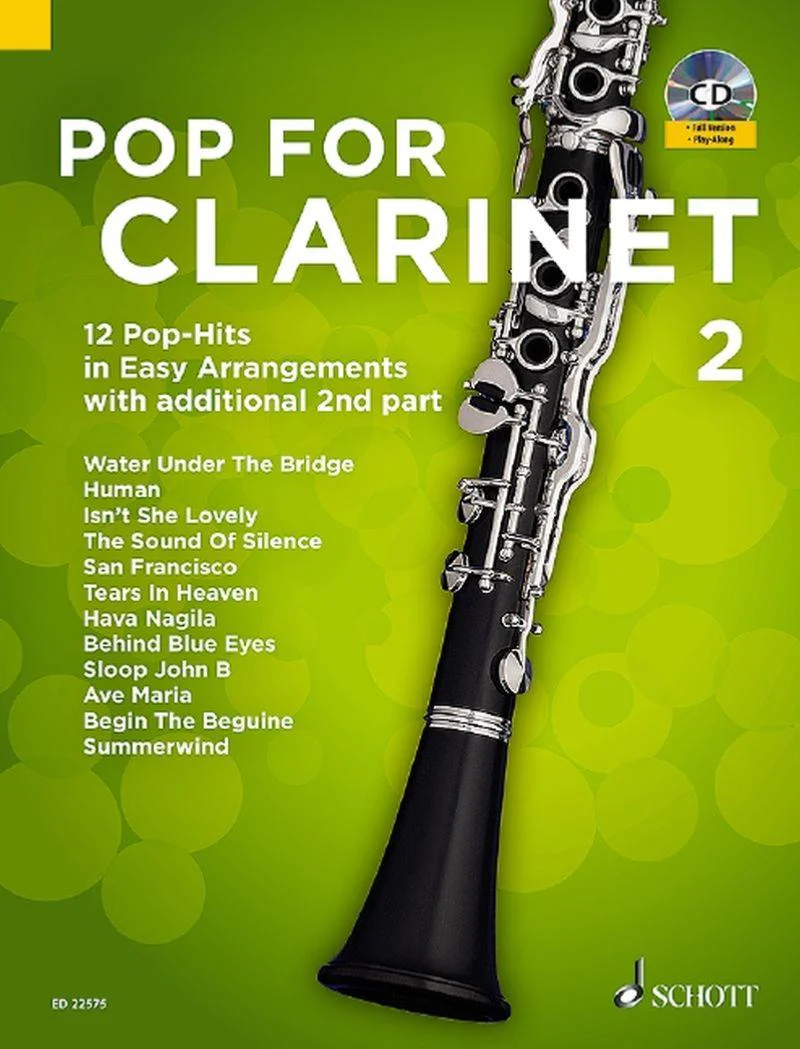 Pop For Clarinet Volume 2 +cd  - Clarinettes (1-2)