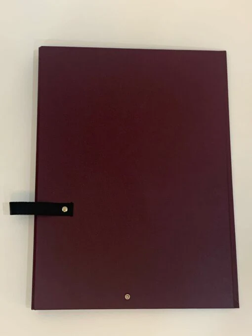 PORTE PARTITIONS - CANTATE - MODELE CLASSIQUE BORDEAUX