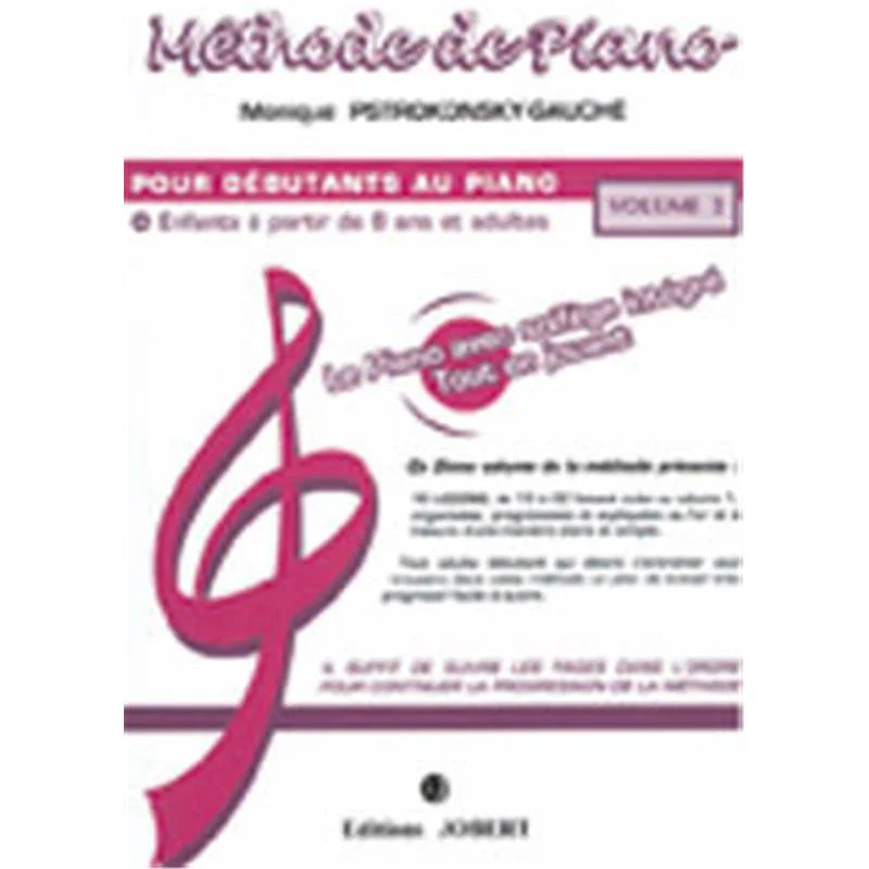 Pstrokonsky Gauche Monique - Methode de Piano Vol.2 - Piano