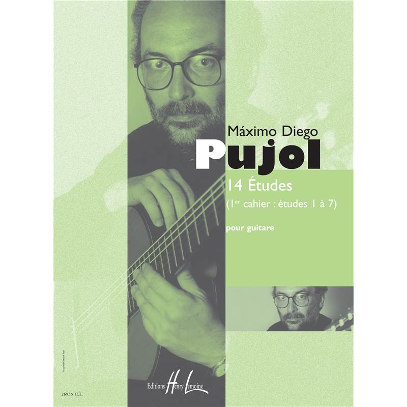 Pujol Maximo Diego - 14 Etudes Vol.1 - Guitare