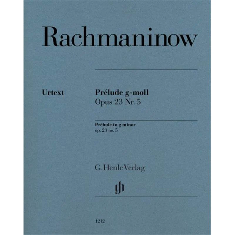 Rachmaninoff Serguei - Prelude Op.23/5 Sol Mineur