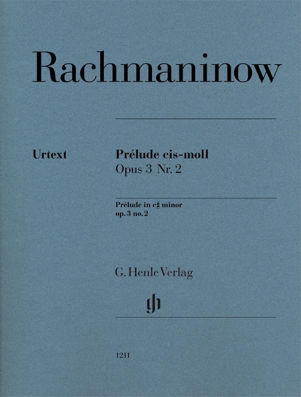 Rachmaninoff Serguei - Prelude Op.3/2 en Do# Min. - Piano