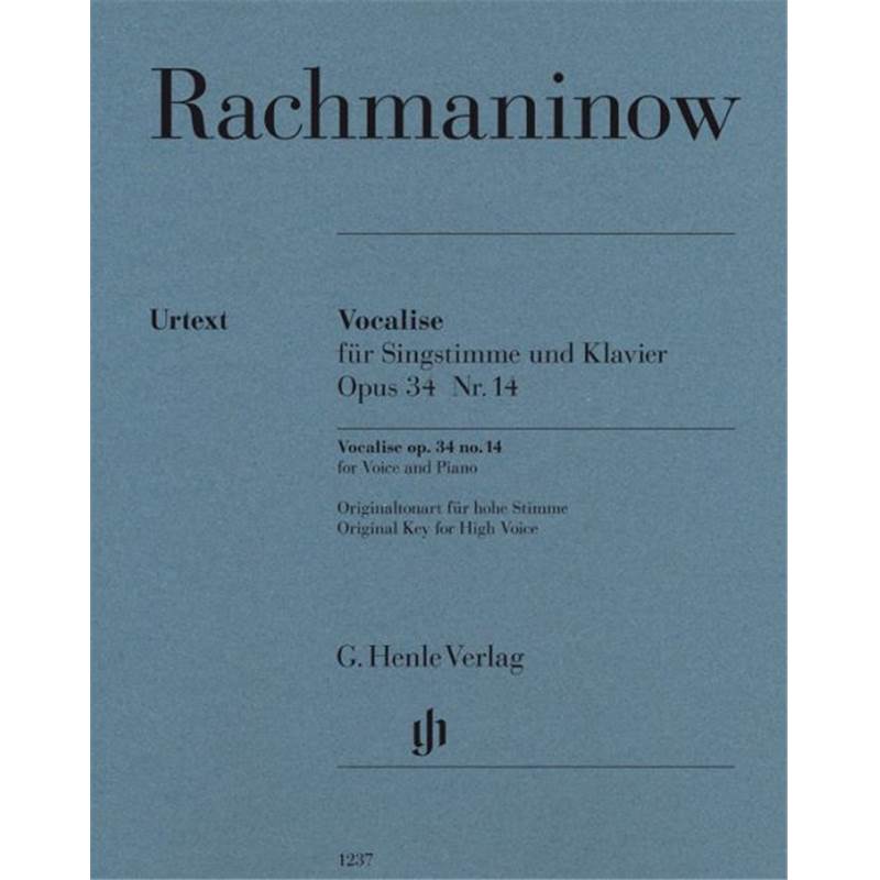Rachmaninoff Serguei - Vocalise Op.34/14