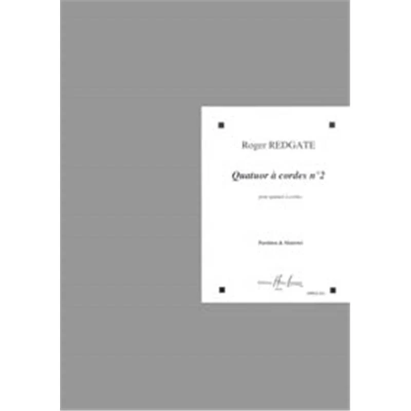 Redgate Roger - Quatuor N°2 - Quatuor A Cordes (conducteur et Parties)