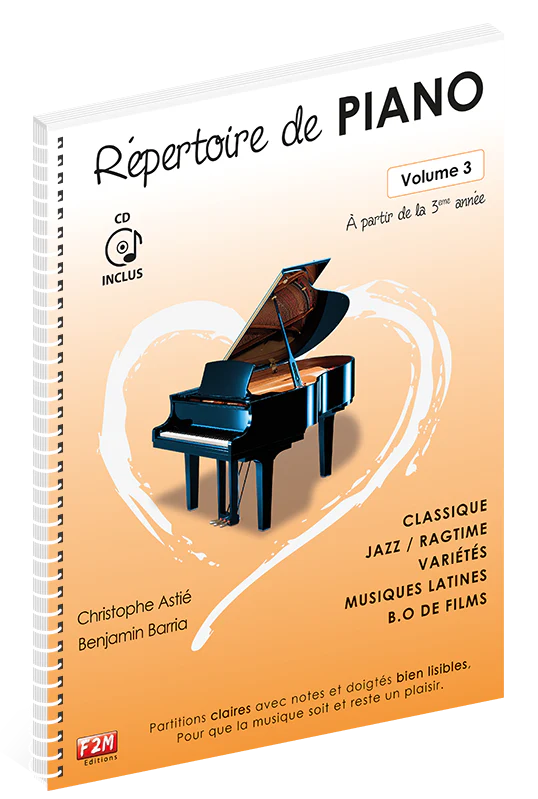 Répertoire de Piano Volume 3 + Cd - Piano