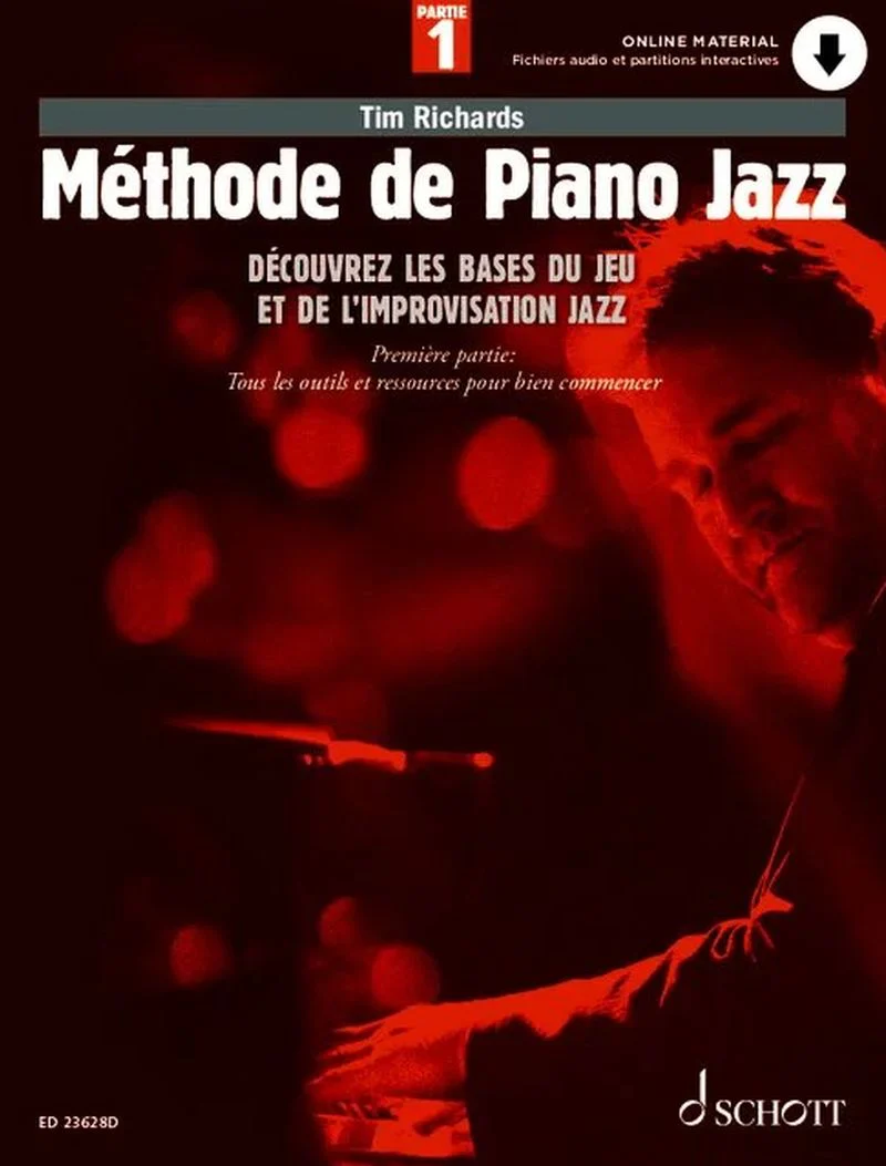 Richards Tim - Méthode de piano jazz V1 +AO