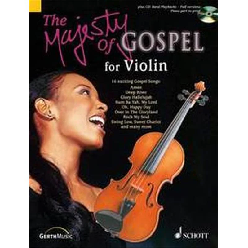 Rieger Jochen (arr) - Majesty Of Gospel (16 Gospels Celebres) + Cd Violon / Piano Ad Libitum