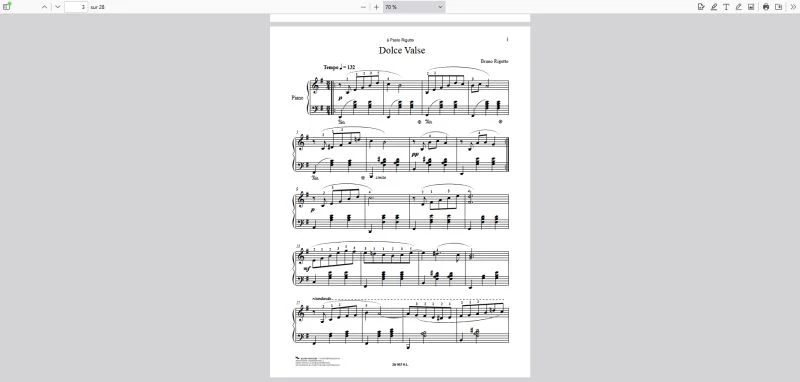 Rigutto Bruno - Feuilles d'album - Piano - Image 2
