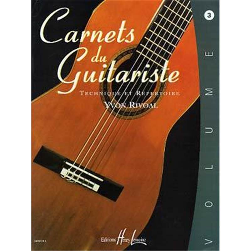 Rivoal Yvon - Carnets du Guitariste Vol.3