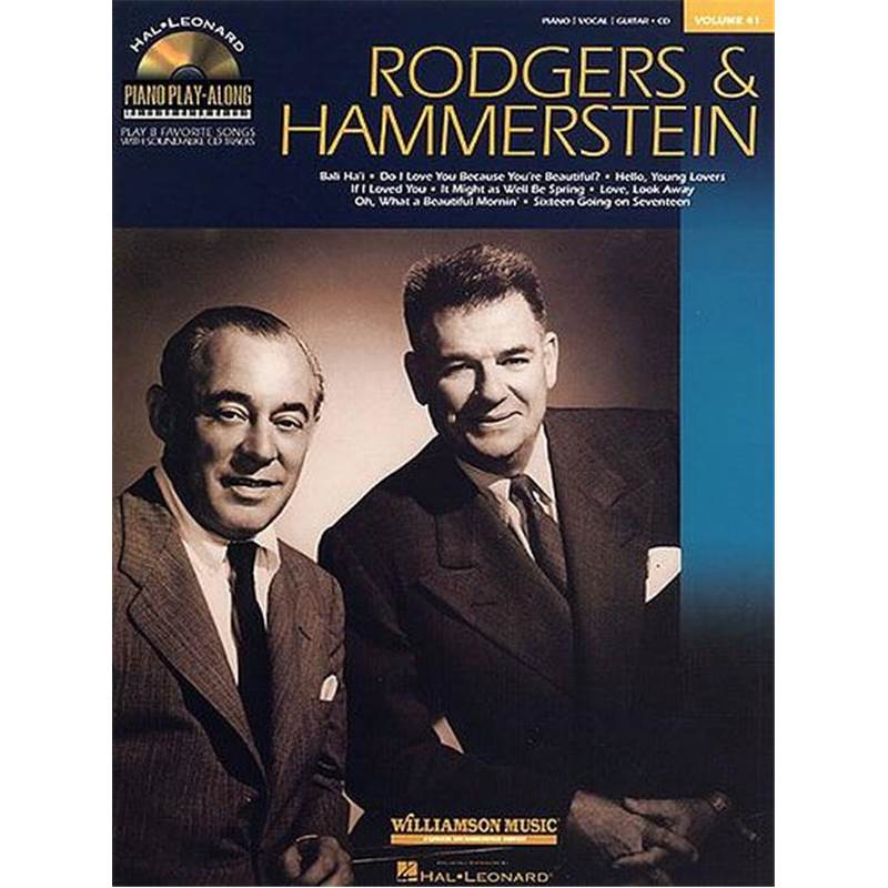 Rodgers / Hammerstein - Piano Play Along Vol.041 + Cd