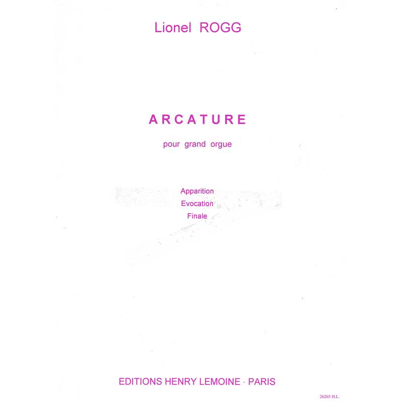 Rogg Lionel - Arcature - Orgue