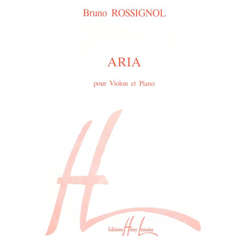 Rossignol Bruno - Aria - Violon et Piano