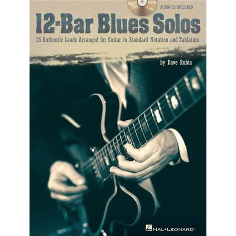 Rubin Dave - 12 Bar Blues Solos Tab. + Cd