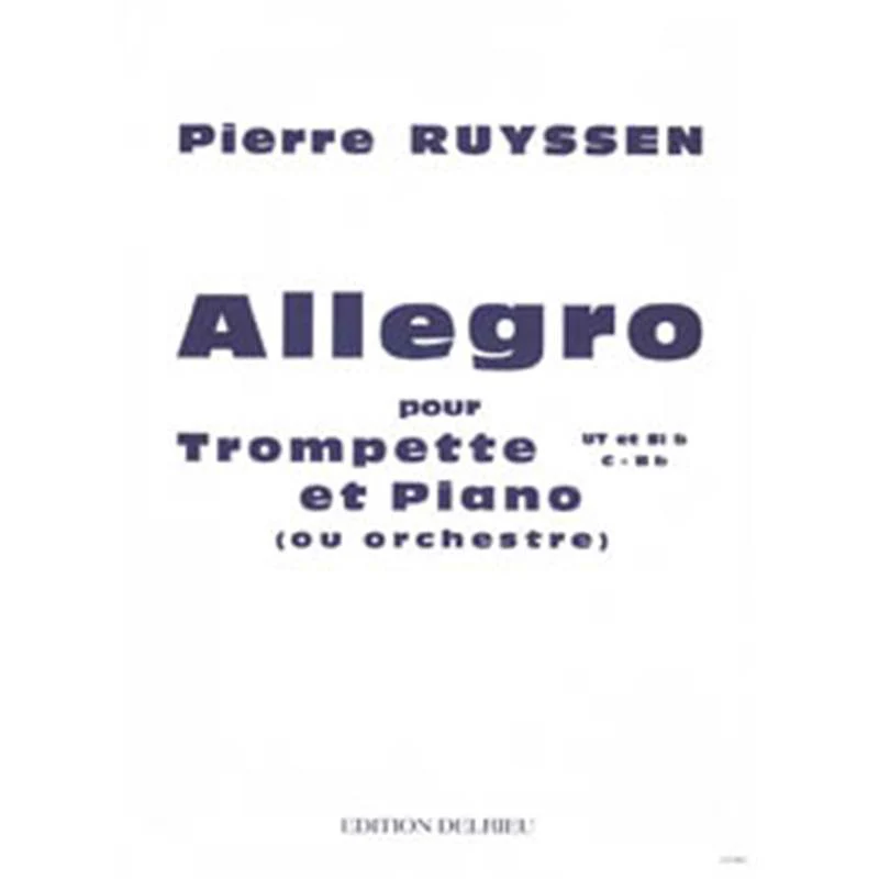 Ruyssen Pierre - Allegro - Trompette et Piano