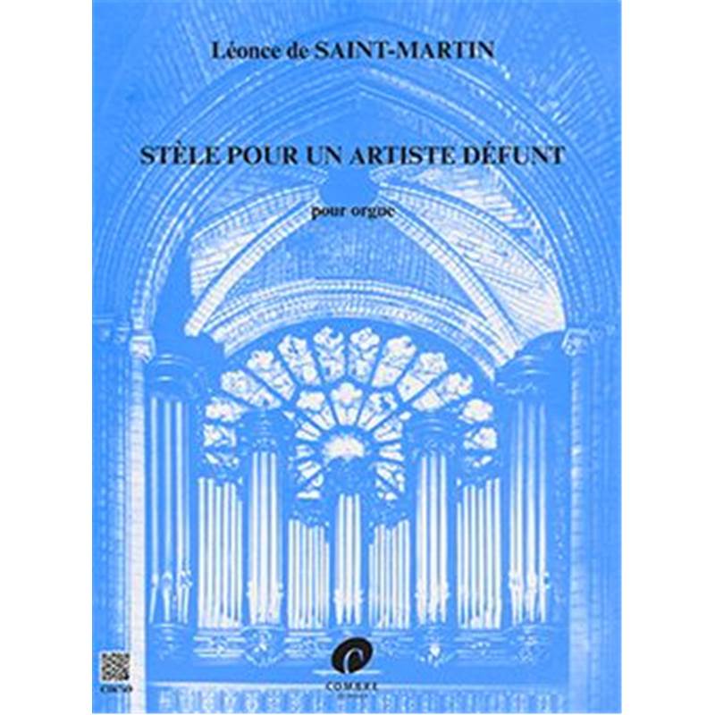 Saint-Martin Leonce de St»le pour Un Artiste D…funt pour Orgue