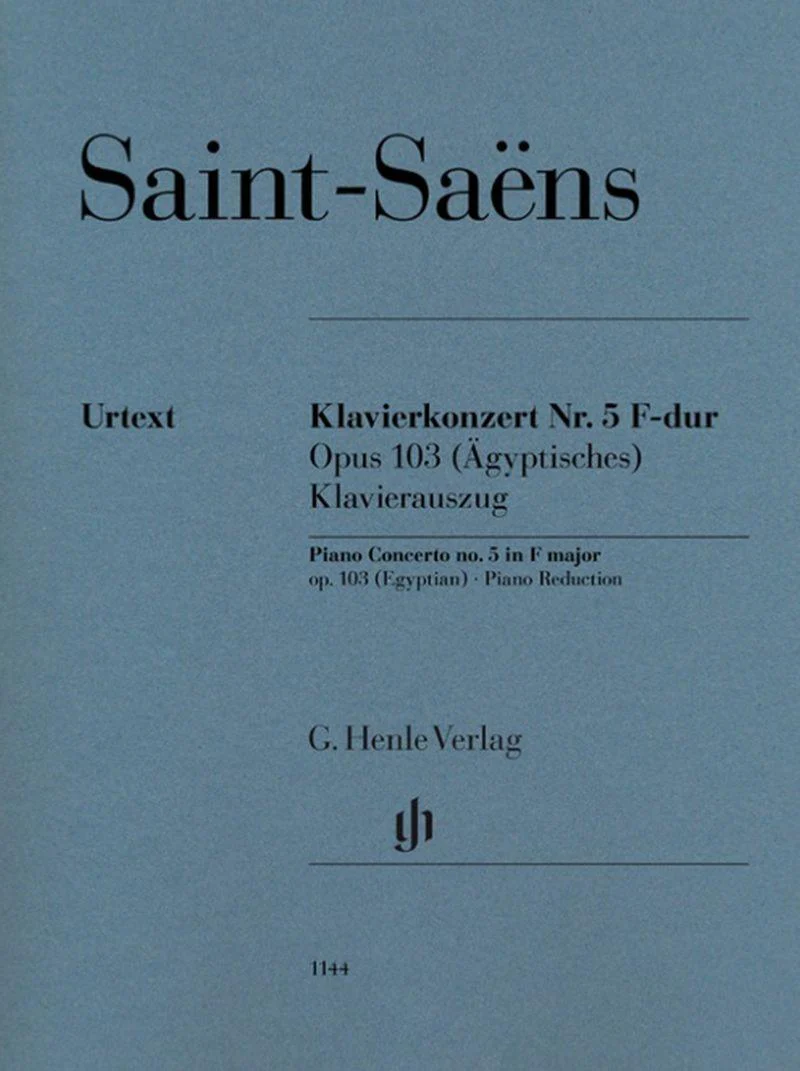 Saint-Saens Camille - Concerto pour Piano N5 Opus 103 en Fa Majeur - 2 Pianos