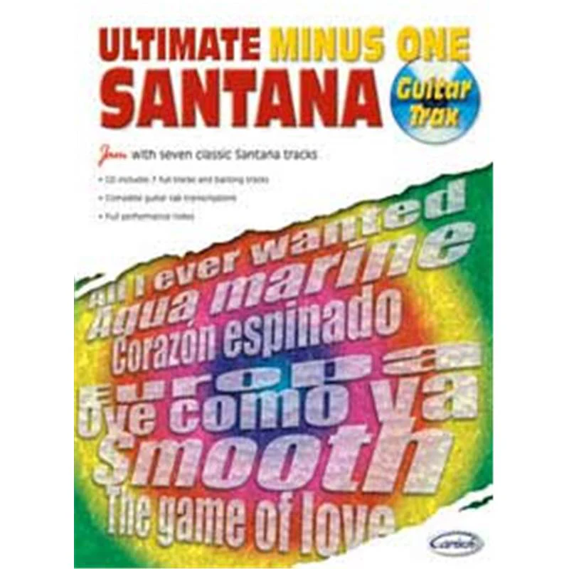 Santana Carlos - Ultimate Minus One Vol.1 Guitar Trax + Cd