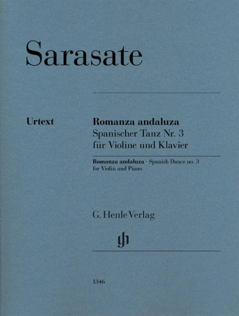 Sarasate Pablo de - Romance Andalouse (danse Espanole N3) Opus 22/1 - Violon et Piano