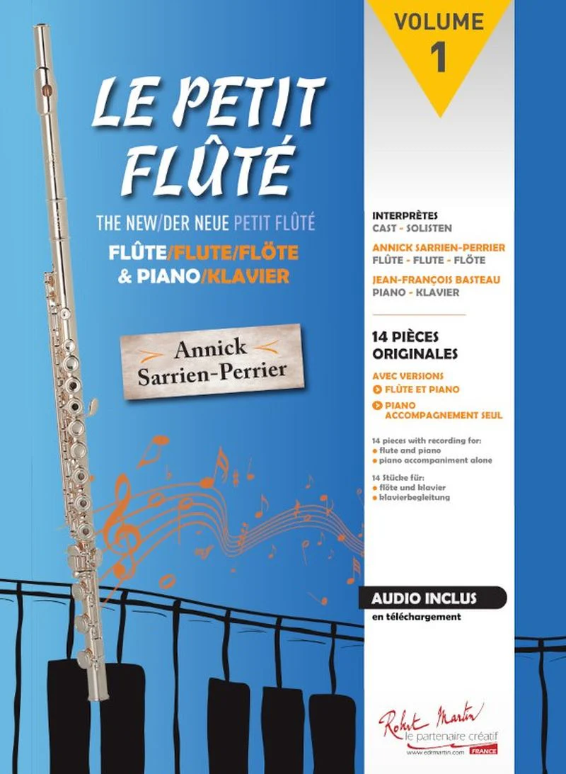 Sarrien-Perrier Annick - Le Petit Flûté V1 +AO - Flute et Piano