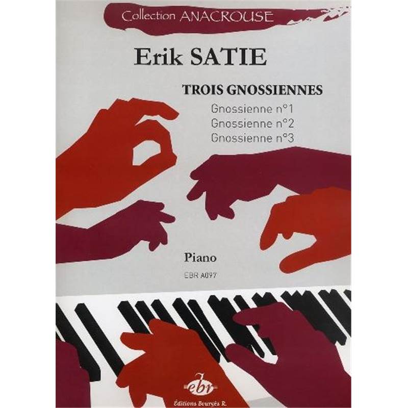 Satie Erik - 3 Gnossiennes pour Piano