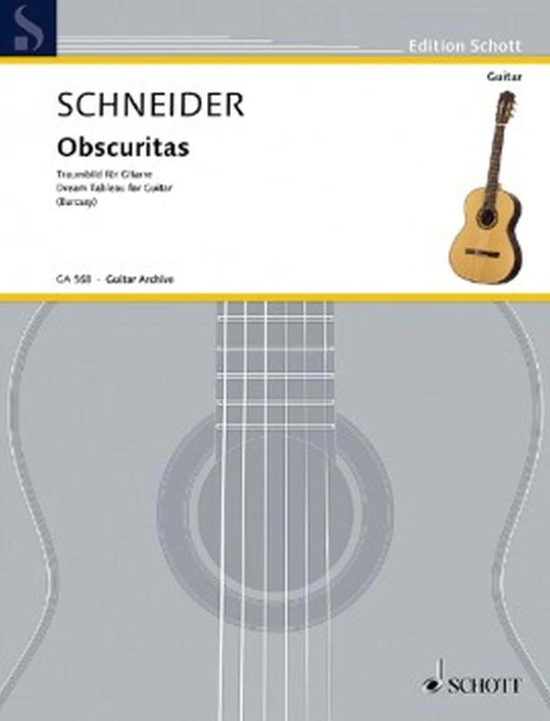 Schneider Enjott - Obscuritas : Traumbild - Guitare