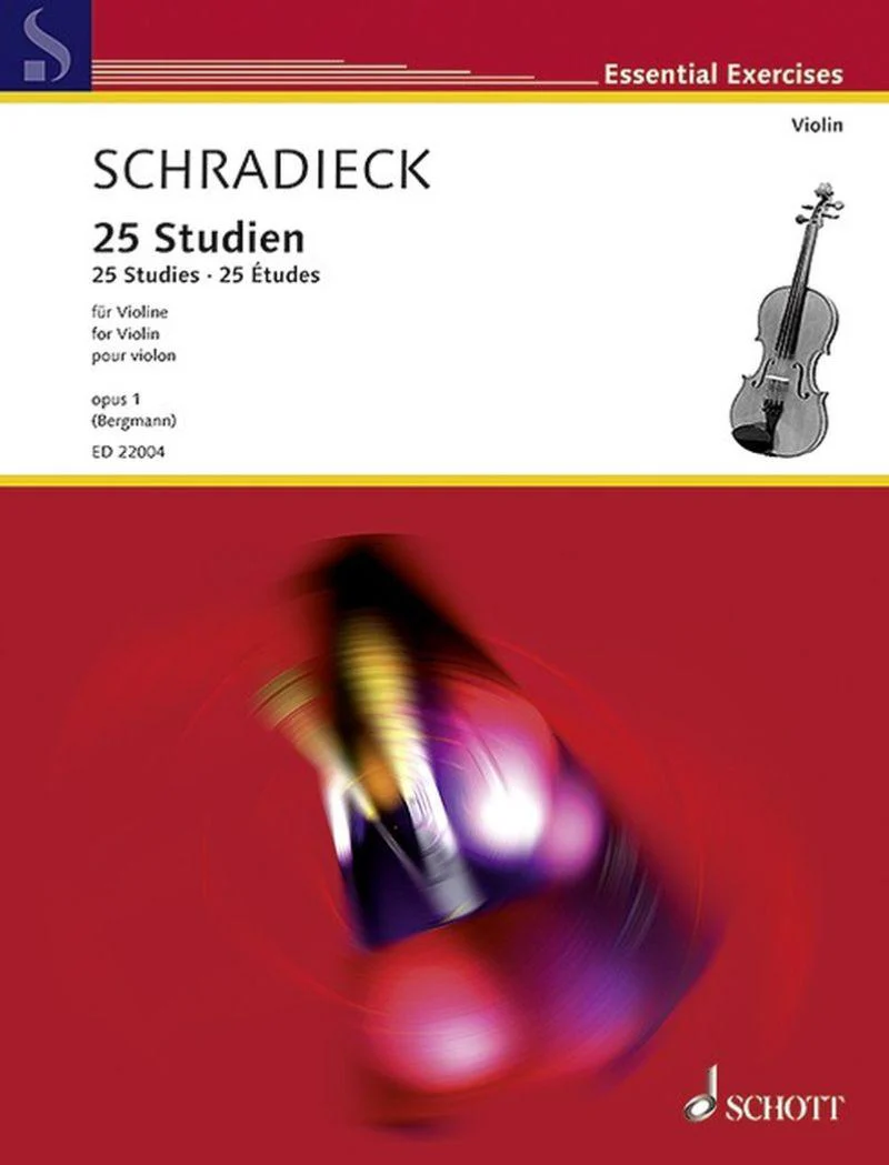 Schradieck Heinrich - 25 Etudes Opus 1 - Violon Solo
