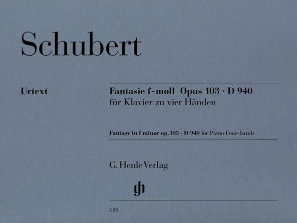 Schubert Franz - Fantaisie en Fa Mineur Op.103 D940 - Piano 4 Mains