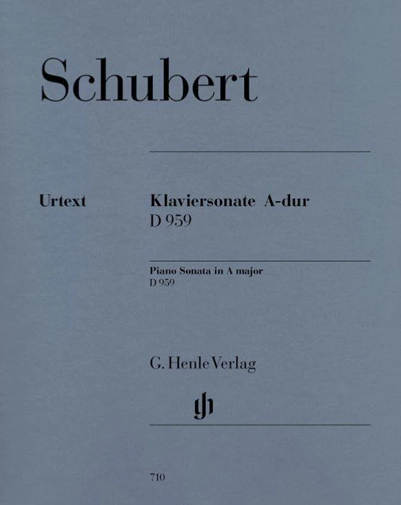 Schubert Franz - Sonate D 959 en la Majeur - Piano
